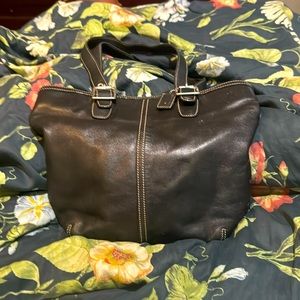 2005 Coach Hampton Black Leather Tote